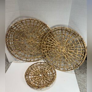 Straw / Wicker Wall Mounted Home Decor